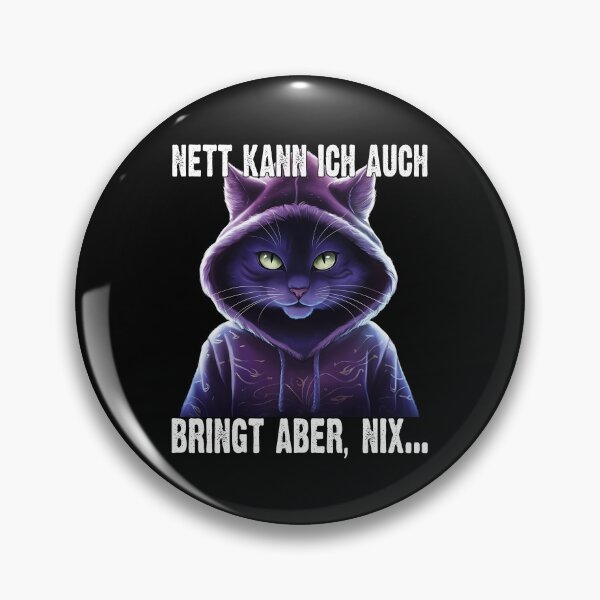 Item preview, Nett Kann Ich Auch Bringt Aber , Nix  - Cooles Katze - Lustiges Zitat  designed and sold by Smix Pixels.