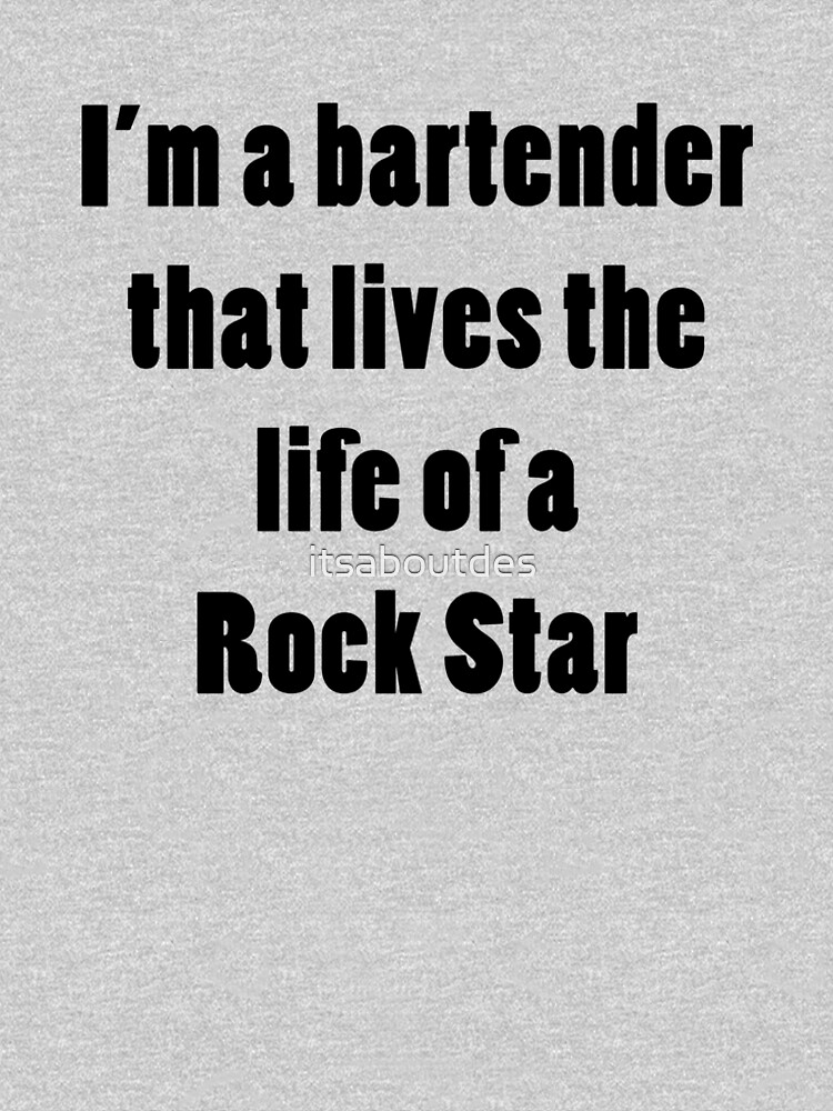 Bartender T-shirt by itsaboutdes