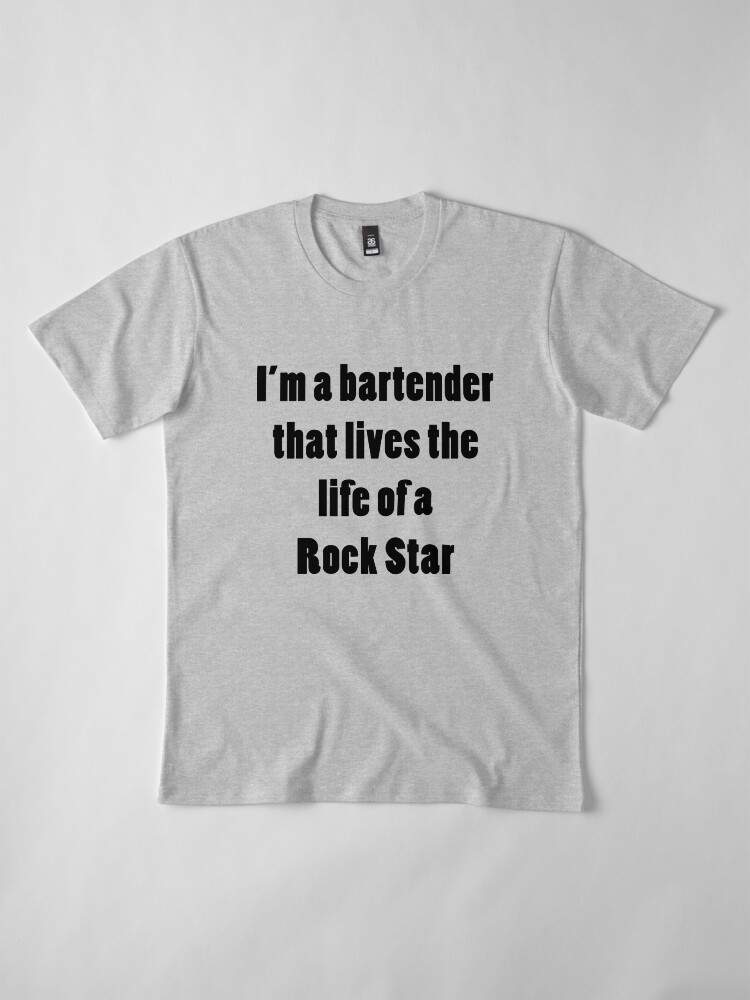 Alternate view of Bartender T-shirt Premium T-Shirt
