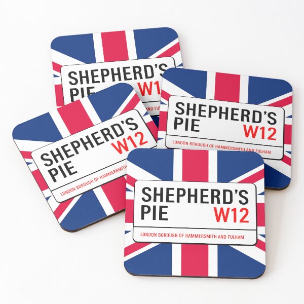 Item preview, Classic London Shepherd's Pie Road Sign V1d designed and sold by RetrospectUK.