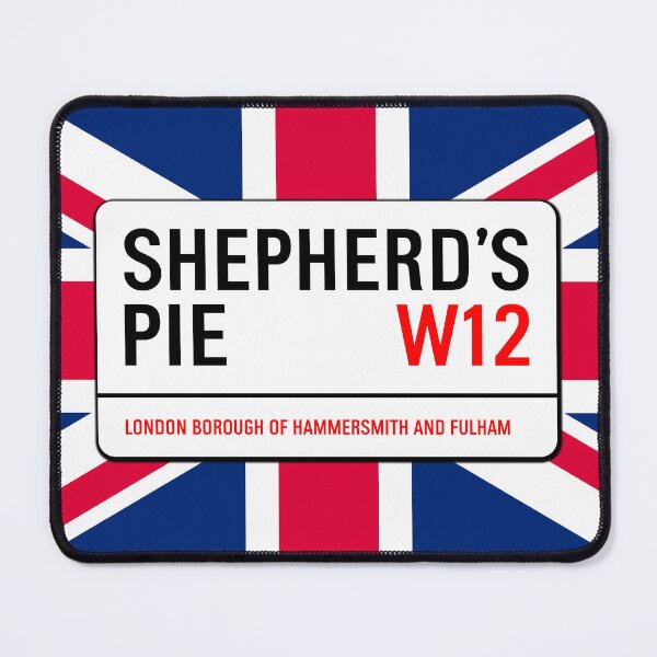 Item preview, Classic London Shepherd's Pie Road Sign V1d designed and sold by RetrospectUK.