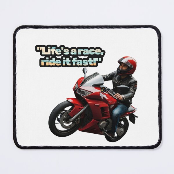 Item preview, Life's a race, ride it fast designed and sold by RadwaNour.