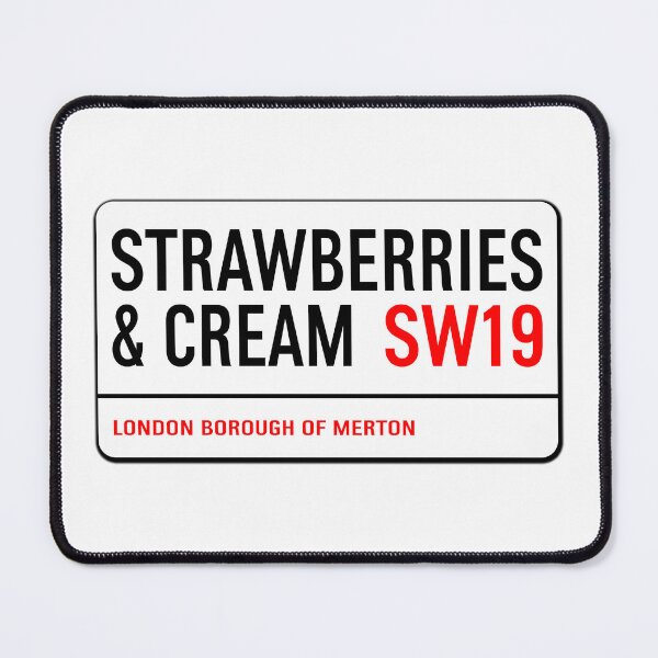 Item preview, Classic London Strawberries & Cream Road Sign V1a designed and sold by RetrospectUK.