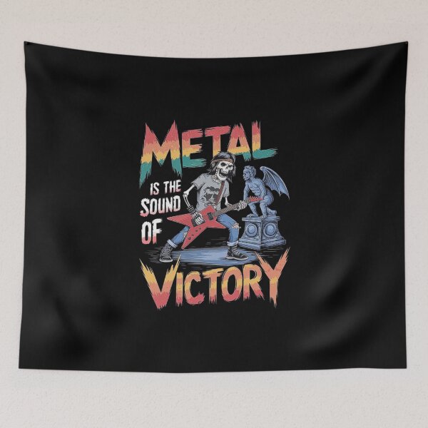Item preview, Metal Skeleton Guitarist with Gargoyle - Victory Sound Design designed and sold by love3617.