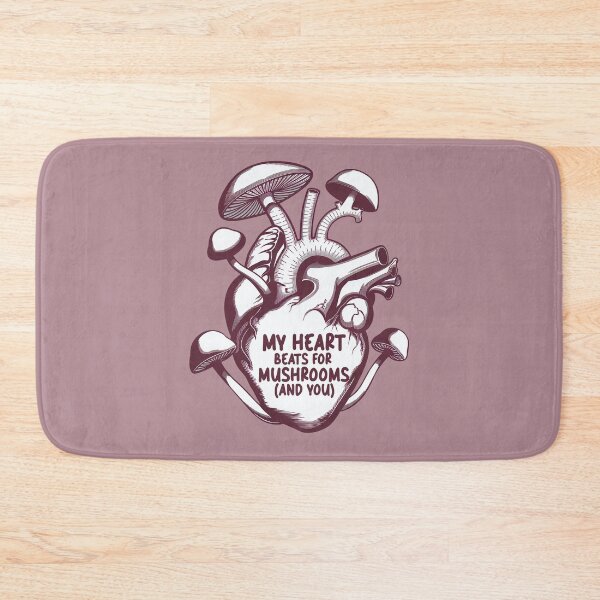 Item preview, My Heart Beats For Mushrooms (And You) - Funny Gift For Mushroom Hunters designed and sold by 1GN1T1.