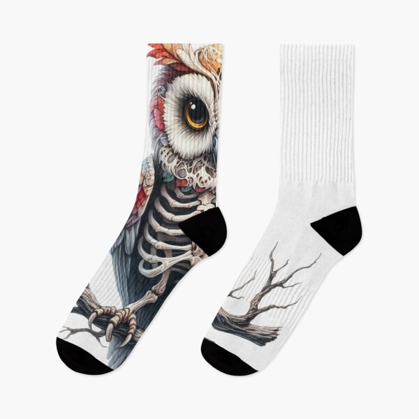 Item preview, Skeleton Owl designed and sold by Eiwaprints.