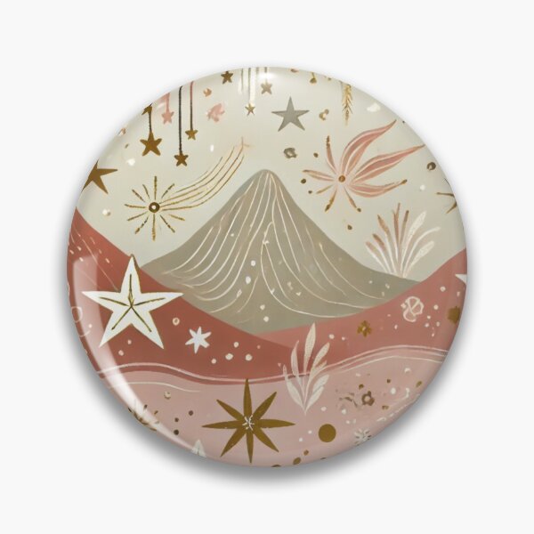 Item preview, Seamless Boho Falling Stars & Mountains | Whimsical Nature-Inspired Pattern designed and sold by DEEPDesignsART.