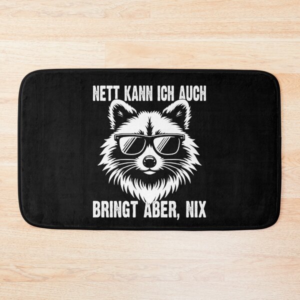 Item preview, Nett Kann Ich Auch Bringt Aber , Nix  - Cooles Waschbär  - Lustiges Zitat  designed and sold by Smix Pixels.