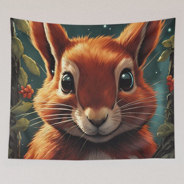Item preview, Female Red Squirrel as Santas helper designed and sold by Colin Bentham.