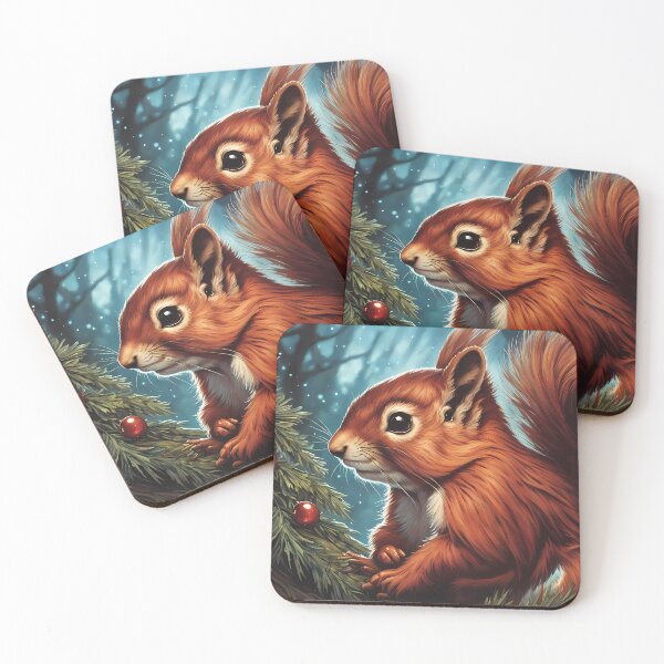 Item preview, Female Red Squirrel as Santas helper designed and sold by Colin Bentham.