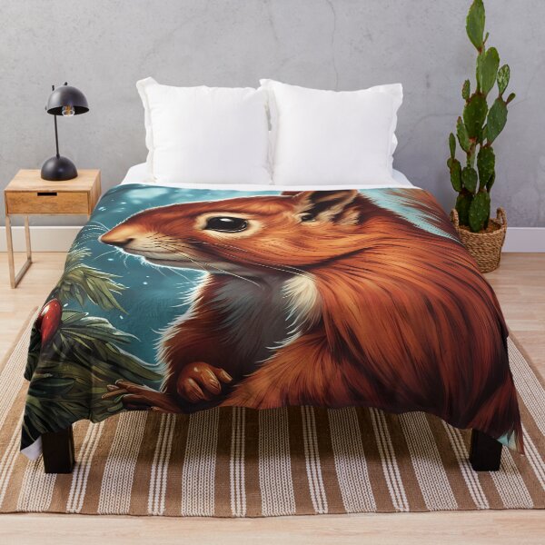 Item preview, Female Red Squirrel as Santas helper designed and sold by Colin Bentham.