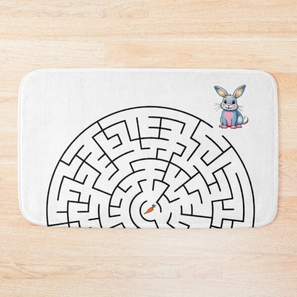 Item preview, Maze with Treats - Rabbit & Carrot designed and sold by nature. electrified..