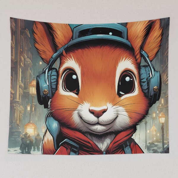 Item preview, Female Red Squirrel as Santas helper designed and sold by Colin Bentham.