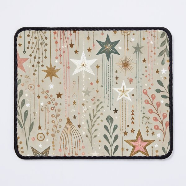 Item preview, Seamless Boho Raining Stars Pattern | Celestial Elegance in Soft Pastels designed and sold by DEEPDesignsART.