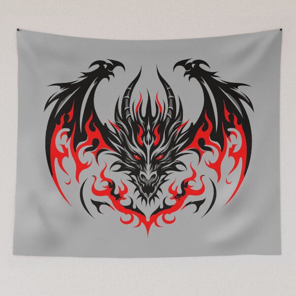 Item preview, Fire Dragon Dracarys Gray designed and sold by LuizSilva1983.