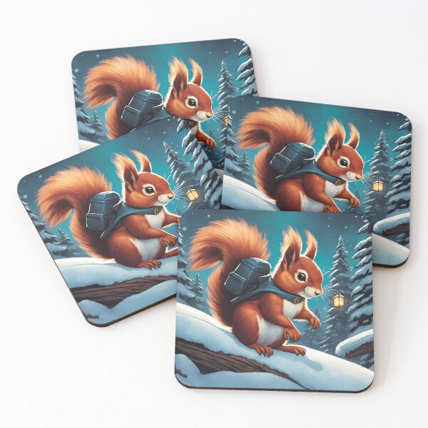Item preview, Female Red Squirrel as Santas helper designed and sold by Colin Bentham.