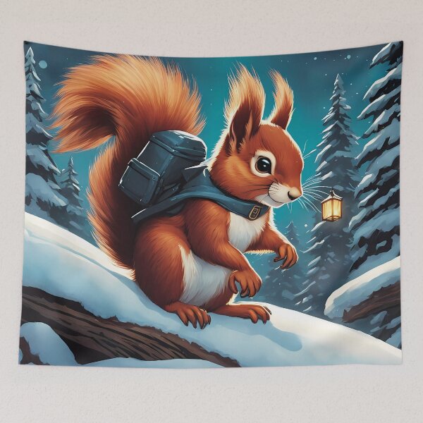 Item preview, Female Red Squirrel as Santas helper designed and sold by Colin Bentham.