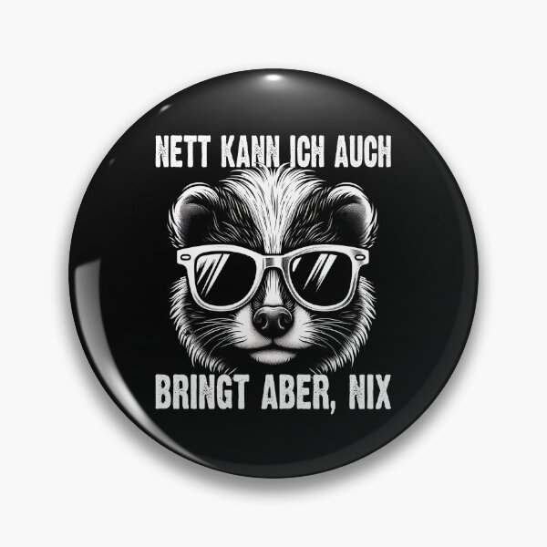 Item preview, Nett Kann Ich Auch Bringt Aber , Nix  - Cooles Skunk - Lustiges Zitat  designed and sold by Smix Pixels.