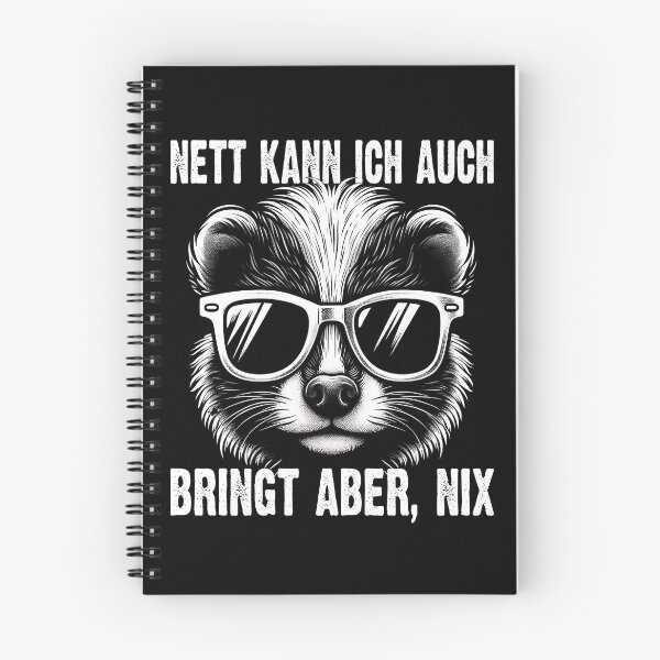Item preview, Nett Kann Ich Auch Bringt Aber , Nix  - Cooles Skunk - Lustiges Zitat  designed and sold by Smix Pixels.