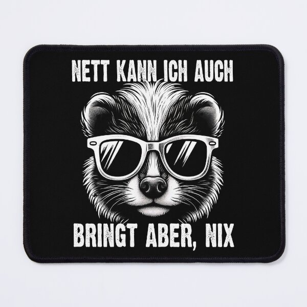 Item preview, Nett Kann Ich Auch Bringt Aber , Nix  - Cooles Skunk - Lustiges Zitat  designed and sold by Smix Pixels.