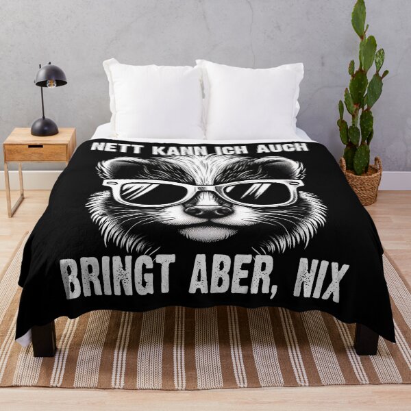 Item preview, Nett Kann Ich Auch Bringt Aber , Nix  - Cooles Skunk - Lustiges Zitat  designed and sold by Smix Pixels.