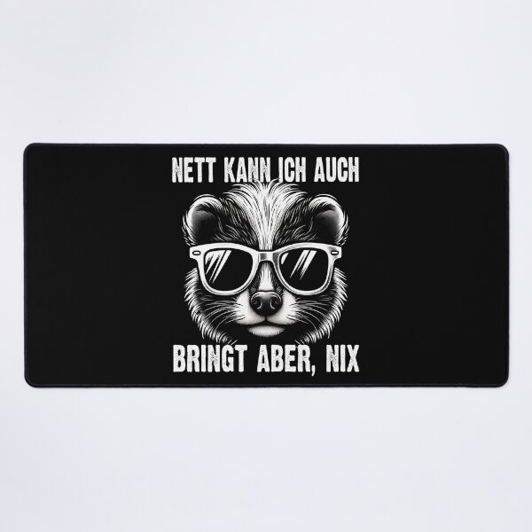 Item preview, Nett Kann Ich Auch Bringt Aber , Nix  - Cooles Skunk - Lustiges Zitat  designed and sold by Smix Pixels.