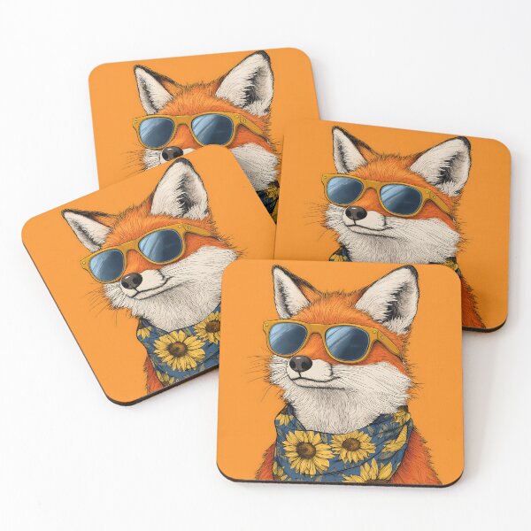 Item preview, Vintage dog wearing glasses and scarf designed and sold by KanyaluckArtist.