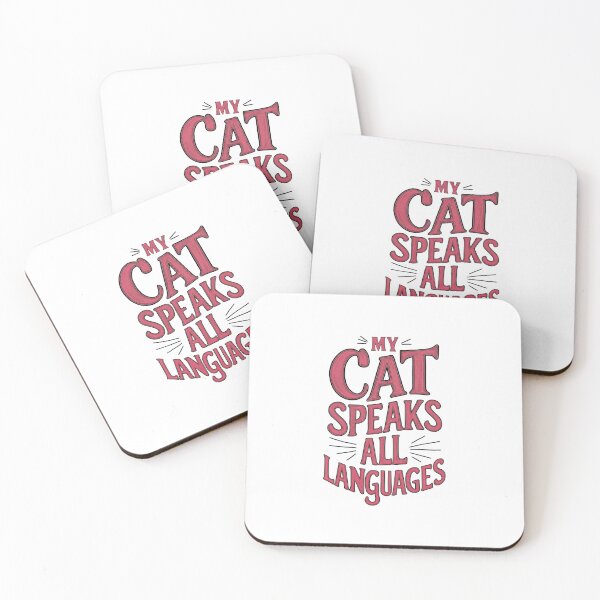 Item preview, My Cat Speaks All Languages Gift For Language Teachers And Cat Enthusiasts designed and sold by CosmicFreedom9.