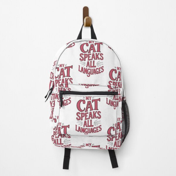 Artikelvorschau, Meine Katze spricht alle Sprachen. Geschenk für Sprachlehrer und Katzenliebhaber entworfen und verkauft von CosmicFreedom9.
