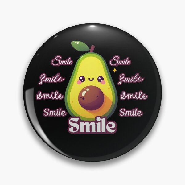Item preview, Aguacate smile palta persea avocado alligator pear kawaii designed and sold by ZerpaGiovanna.