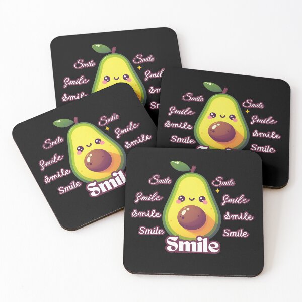 Item preview, Aguacate smile palta persea avocado alligator pear kawaii designed and sold by ZerpaGiovanna.
