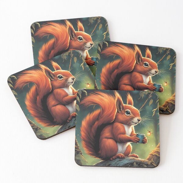 Item preview, Female Red Squirrel as Santas helper designed and sold by Colin Bentham.