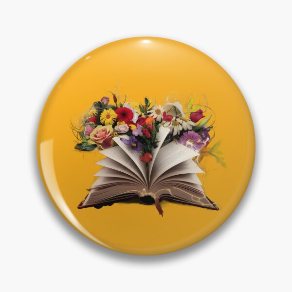 Artikelvorschau, Bezauberndes offenes Buch mit Blumen Eine perfekte Mischung aus Natur und Wissen entworfen und verkauft von bukajart.