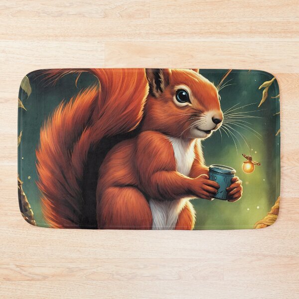 Item preview, Female Red Squirrel as Santas helper designed and sold by Colin Bentham.