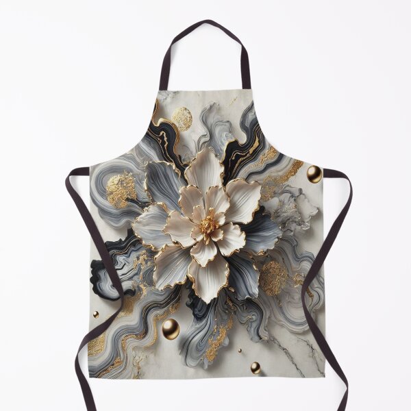 Item preview, Dark and light grey marble with gold highlights – pure elegance and art designed and sold by FotoworldEdel.
