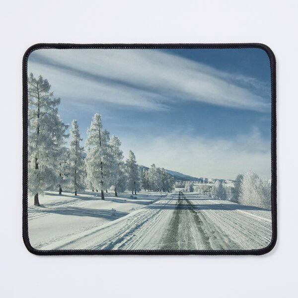 Item preview, Winter Road in the Winter Forest designed and sold by PixelBirch.