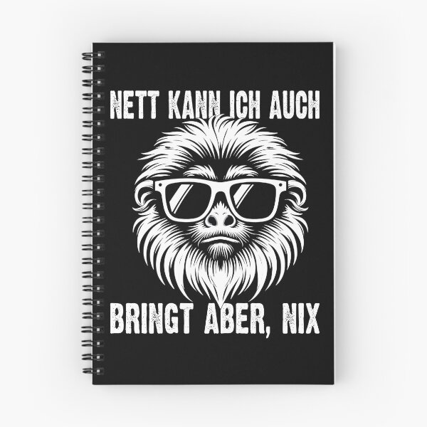 Item preview, Nett Kann Ich Auch Bringt Aber , Nix  - Cooles Tamarin - Lustiges Zitat  designed and sold by Smix Pixels.