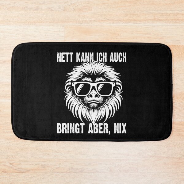 Item preview, Nett Kann Ich Auch Bringt Aber , Nix  - Cooles Tamarin - Lustiges Zitat  designed and sold by Smix Pixels.