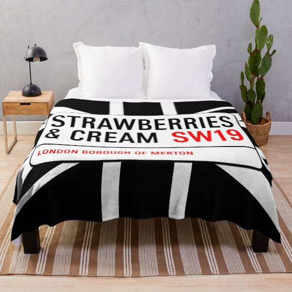 Item preview, Classic London Strawberries And Cream Road Sign V1c designed and sold by RetrospectUK.