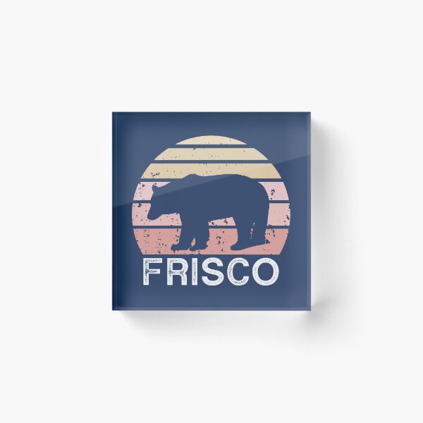 Item preview, Frisco Colorado Retro Bear designed and sold by Esskay Designs.
