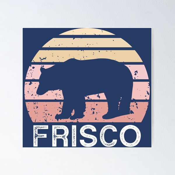 Item preview, Frisco Colorado Retro Bear designed and sold by Esskay Designs.