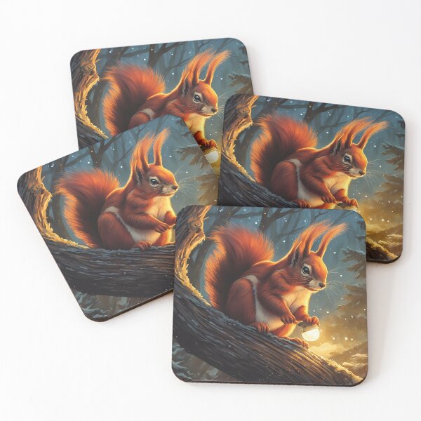Item preview, Female Red Squirrel as Santas helper designed and sold by Colin Bentham.