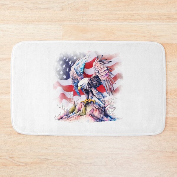 Item preview, Bald Eagle with Ghostly American Flag designed and sold by AmericaFreedom.