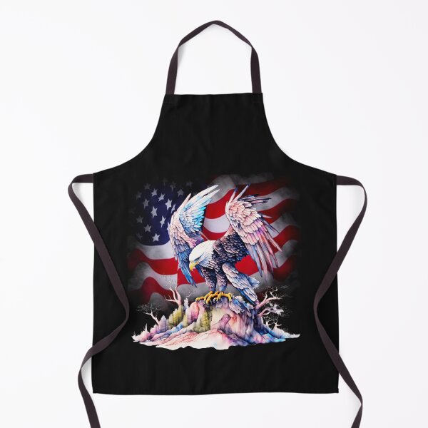 Item preview, Bald Eagle with Ghostly American Flag designed and sold by AmericaFreedom.