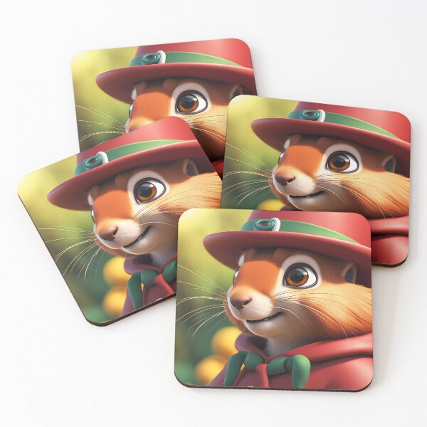 Item preview, Female Red Squirrel as Santas helper designed and sold by Colin Bentham.