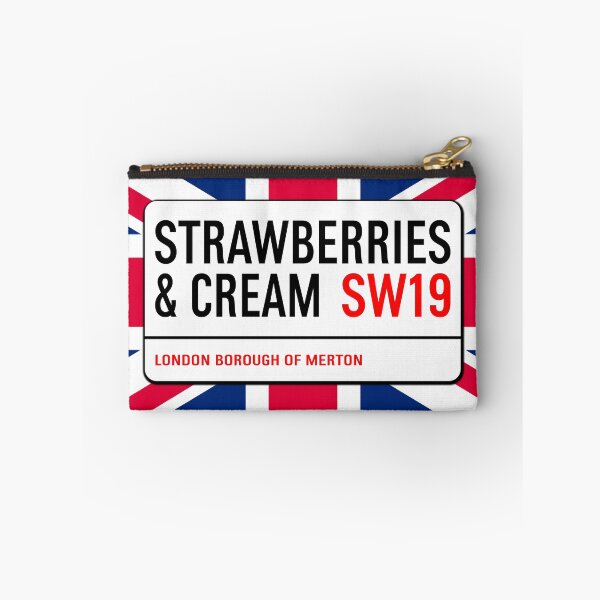 Item preview, Classic London Strawberries And Cream Road Sign V1d designed and sold by RetrospectUK.