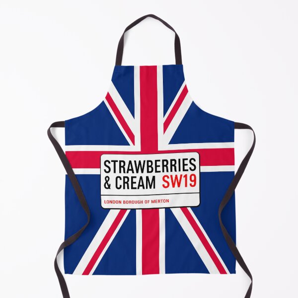 Item preview, Classic London Strawberries And Cream Road Sign V1d designed and sold by RetrospectUK.