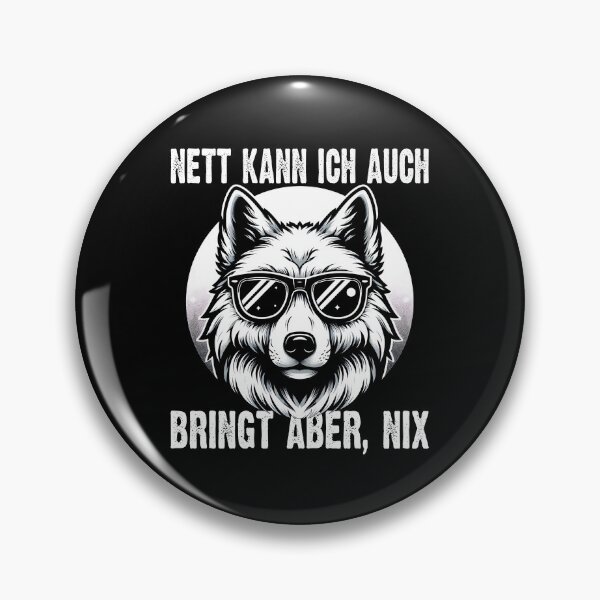 Item preview, Nett Kann Ich Auch Bringt Aber , Nix  - Cooles Fuchs Mit Mond - Lustiges Zitat  designed and sold by Smix Pixels.