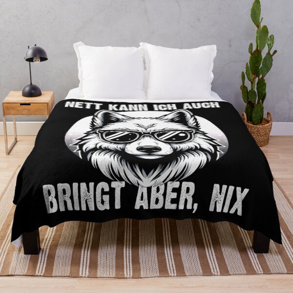 Item preview, Nett Kann Ich Auch Bringt Aber , Nix  - Cooles Fuchs Mit Mond - Lustiges Zitat  designed and sold by Smix Pixels.