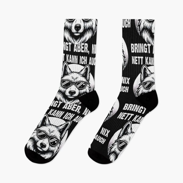 Item preview, Nett Kann Ich Auch Bringt Aber , Nix  - Cooles Fuchs Mit Mond - Lustiges Zitat  designed and sold by Smix Pixels.